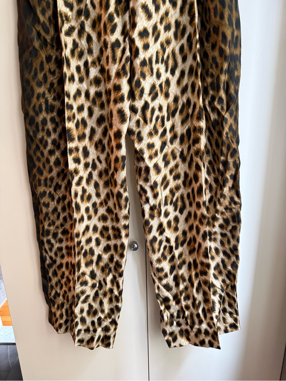 Sportmax Leopard-Print Silk Pants - Picture 4 of 8